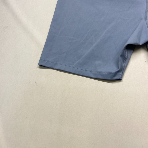 Nike Athletic Shorts 3X Womens Gray Dri Fit Stretch Logo Pull-On High Waist - Picture 13 of 15